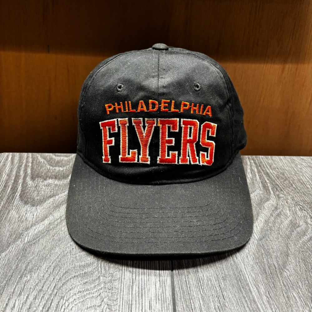 Vintage Starter Philadelphia Flyers Snapback Hat Black NHL Hockey Cap 90s Green